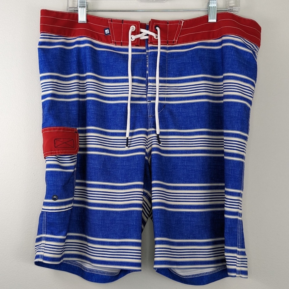Sperry Topsider Americana Swim Trunks, Sz 36